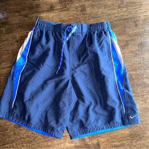 NIKE blue swim shorts size Large
